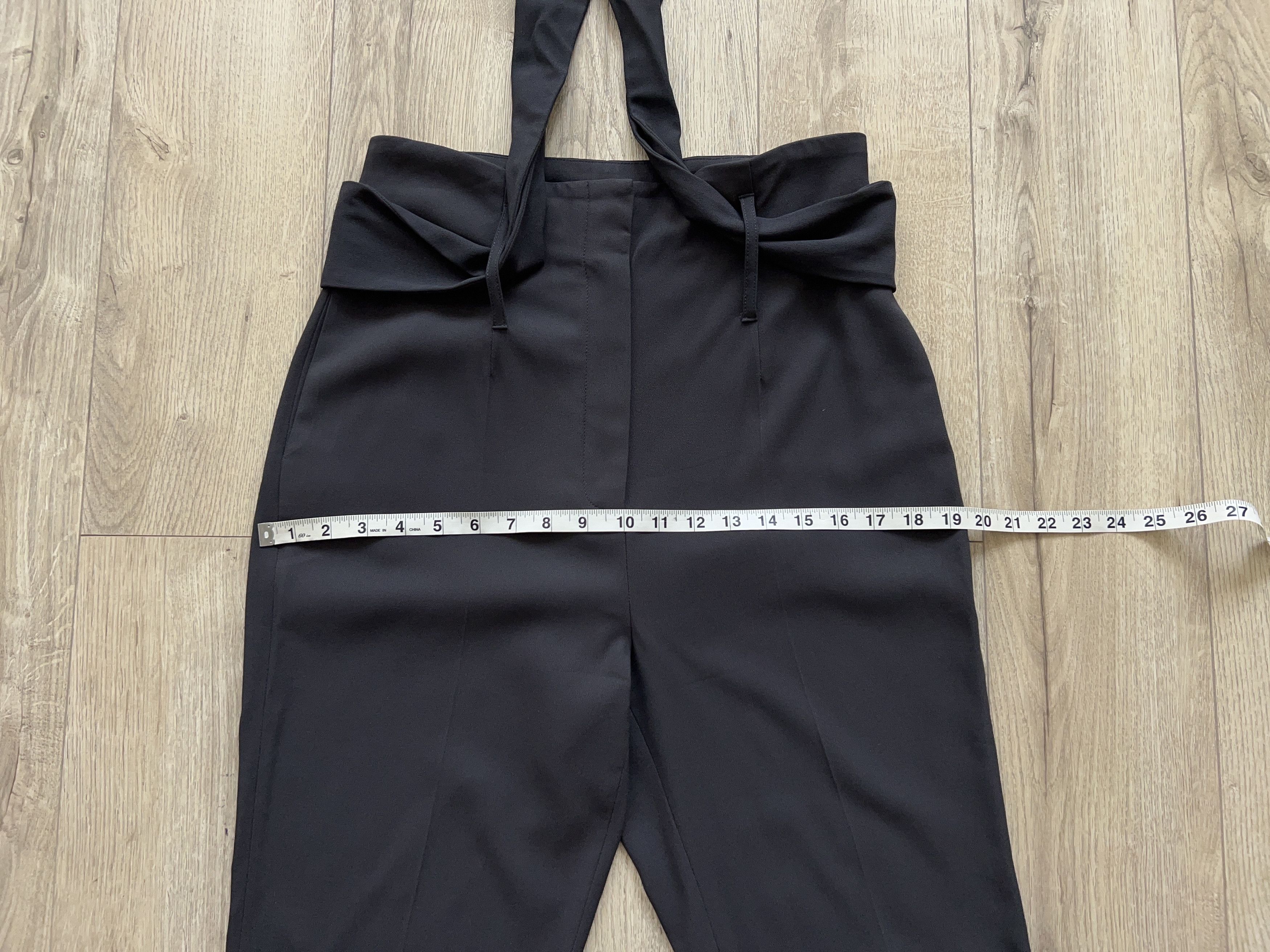 Designer × Fabiana Filippi Womens Belted High Waist Pants Trousers Dark Grey Size M Size 30" / US 8 / IT 44 - 13 Thumbnail