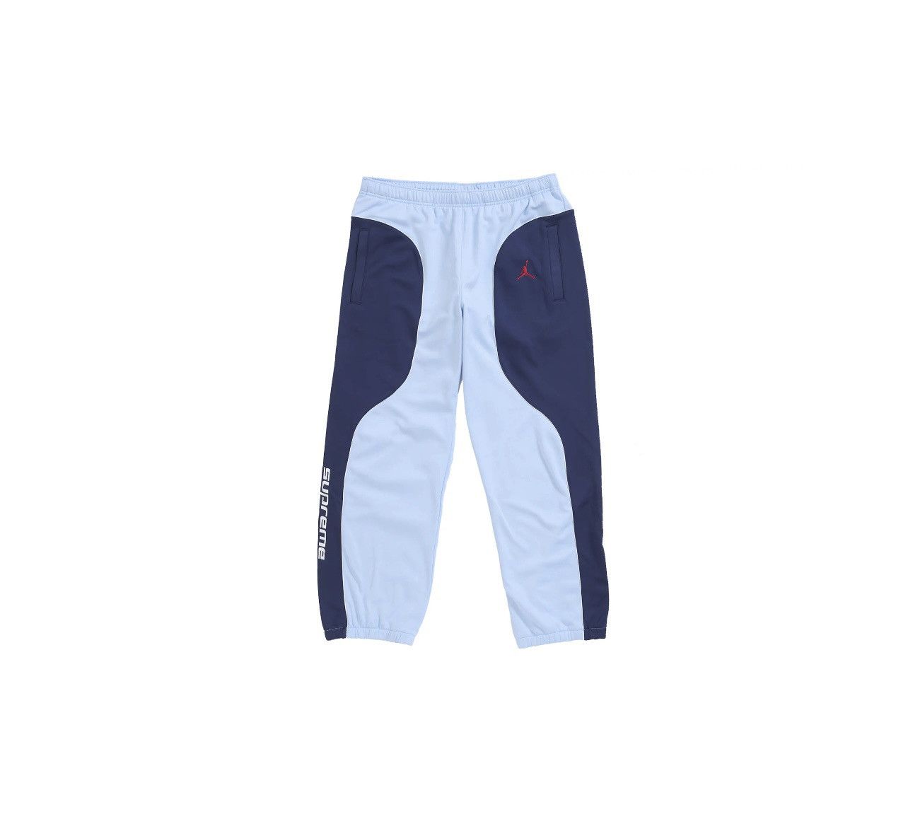Jordan Brand × Supreme Supreme Jordan Tricot Track Pants Light Blue Size: XL Size US 36 / EU 52 - 1 Thumbnail