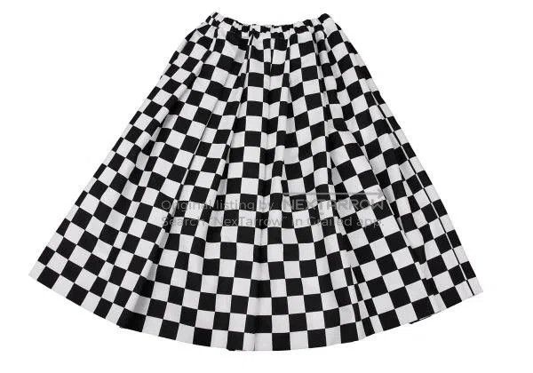Comme des Garcons Comme Des Garcons size S Black and White Vintage Plaid Ple Size 23" - 4 Thumbnail