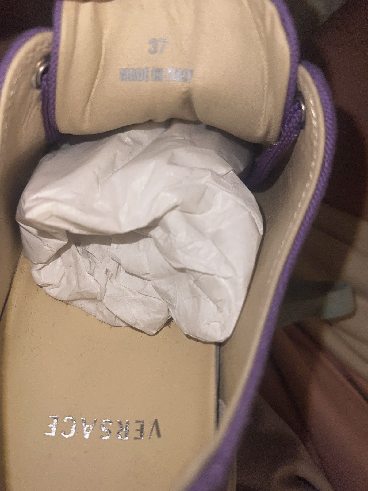 Versace Versace Low Top Sneakers Brand New!! 100% Authentic Size US 7 / IT 37 - 2 Thumbnail