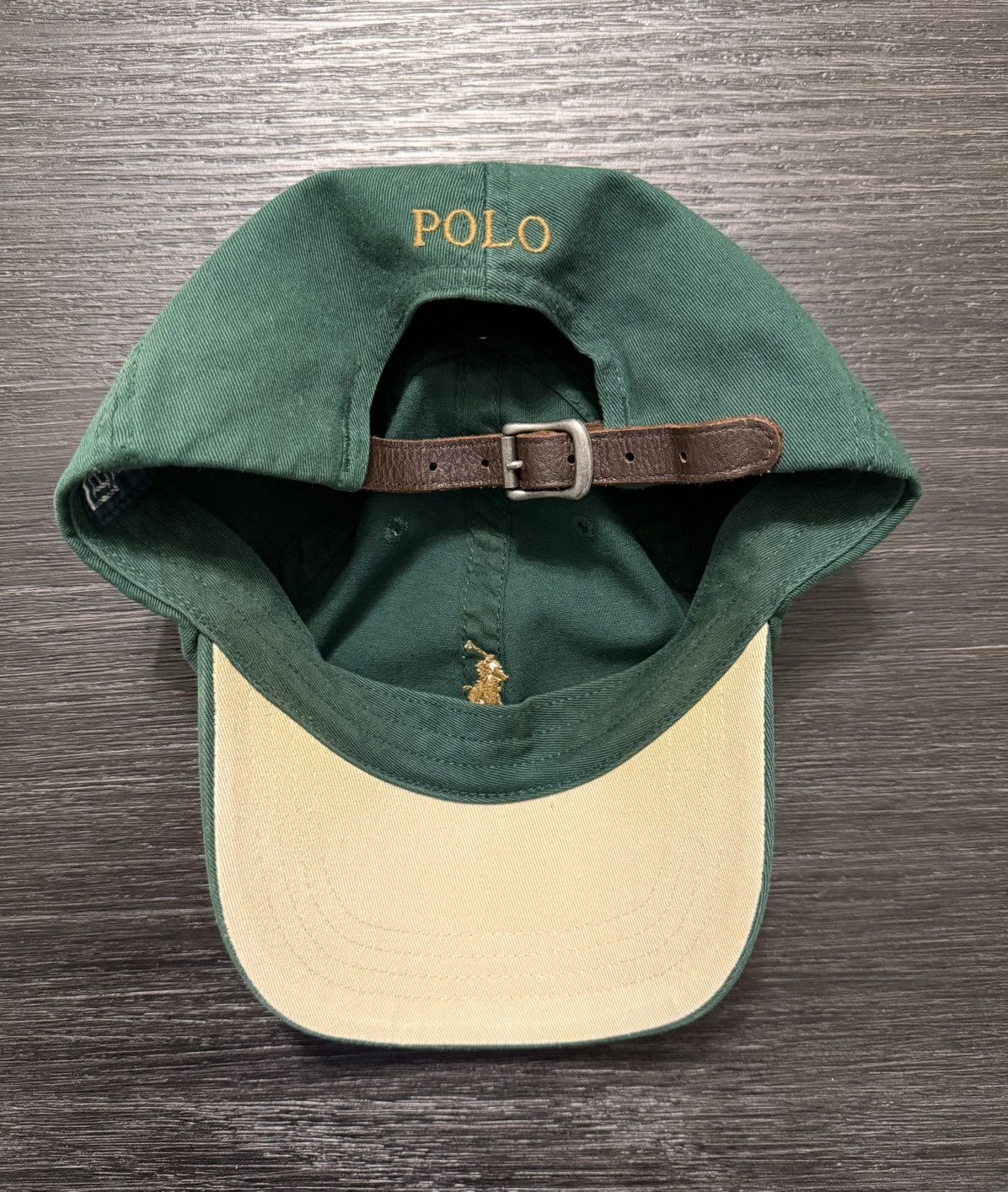 Polo Ralph Lauren Polo Ralph Lauren Green Strapback Hat Size ONE SIZE - 1 Thumbnail