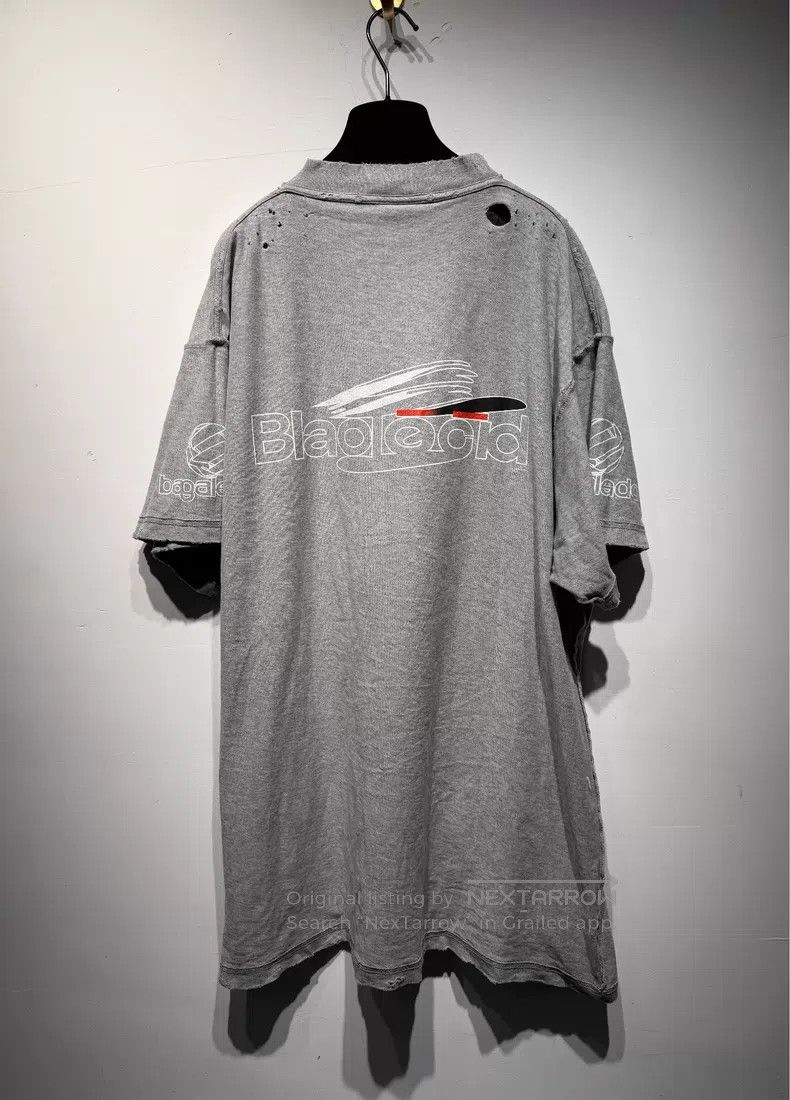 Balenciaga Balenciaga Letter Printed Crew Neck Loose Fit Short Sleeve Size US S / EU 44-46 / 1 - 2 Thumbnail