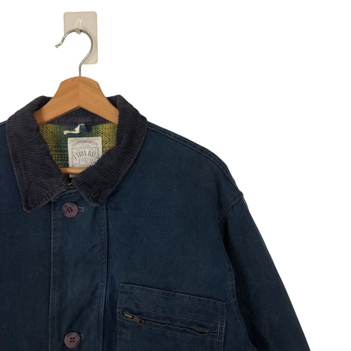 Japanese Brand VINTAGE CHORE DENIM WORK JACKET UNION BAY ISSEY MIYAKE Size US M / EU 48-50 / 2 - 5 Thumbnail