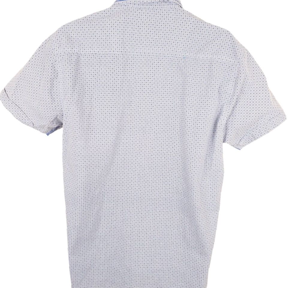 Gloverall Tranquility Mayhem Shirt Mens Size Large Blue Geometric All Over Print Size US L / EU 52-54 / 3 - 4 Thumbnail