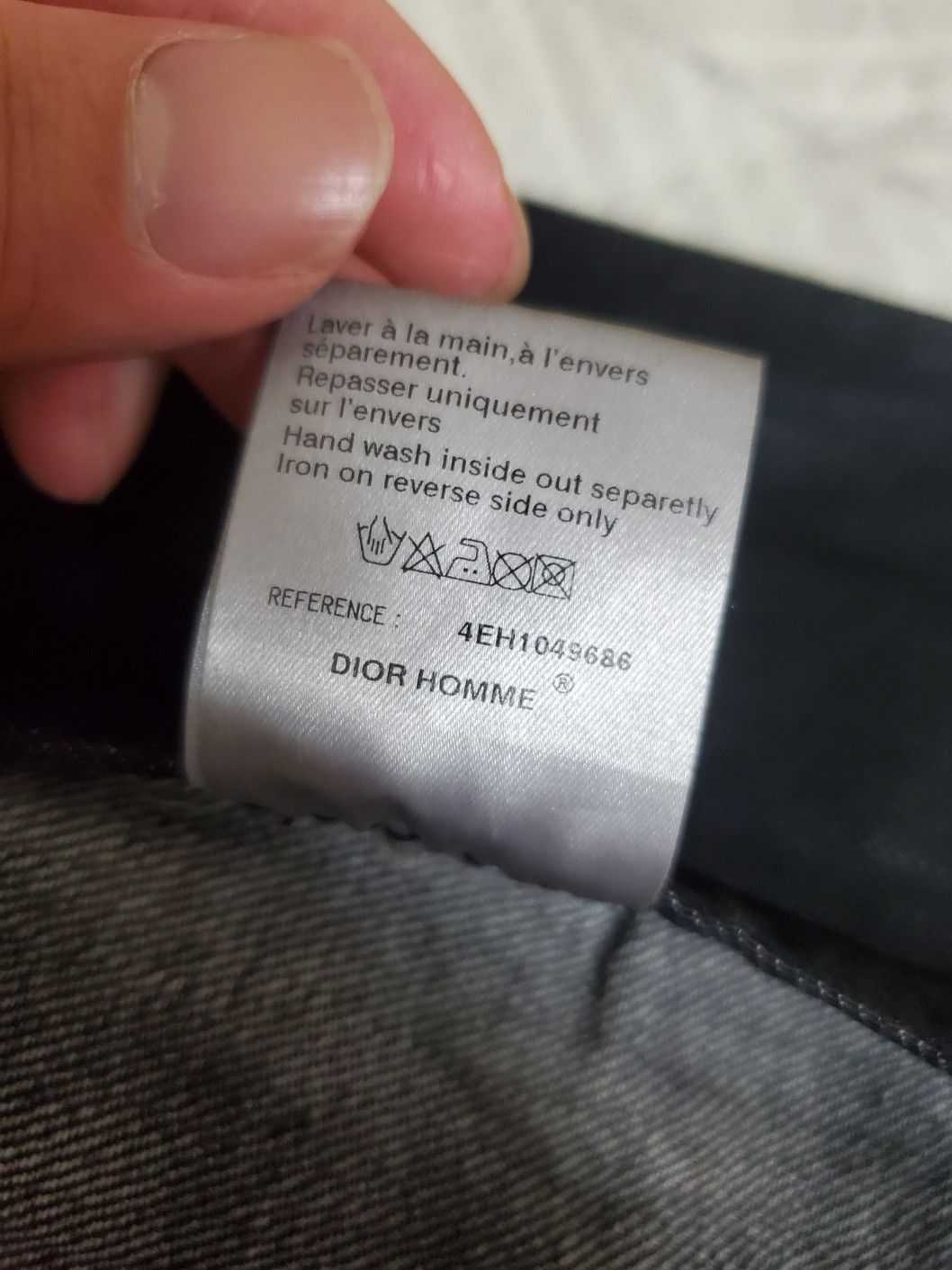 Dior [52] Dior Homme Strip SS04 Waxed Jacket Size US L / EU 52-54 / 3 - 6 Thumbnail