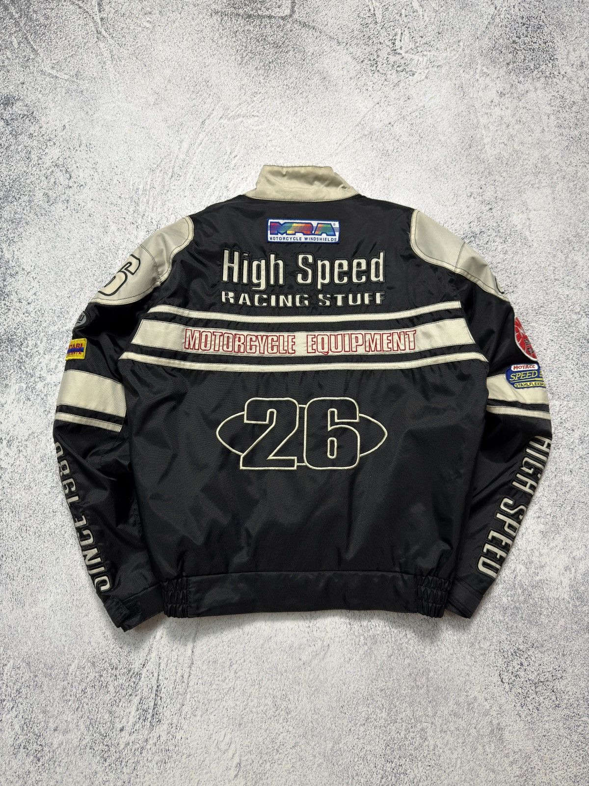 NASCAR VINTAGE 💥 HIGH SPEED NASCAR RACING JACKET Size US M / EU 48-50 / 2 - 11 Thumbnail