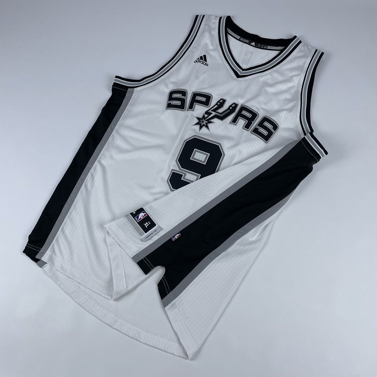 NBA San Antonio Spurs Adidas #9 Tony Parker NBA Jersey Size US XL / EU 56 / 4 - 8 Thumbnail