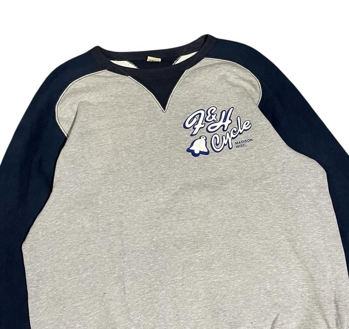 The Flat Head 2000s The Flat Head Cycle Madison Wisc Crewneck Size US L / EU 52-54 / 3 - 3 Thumbnail