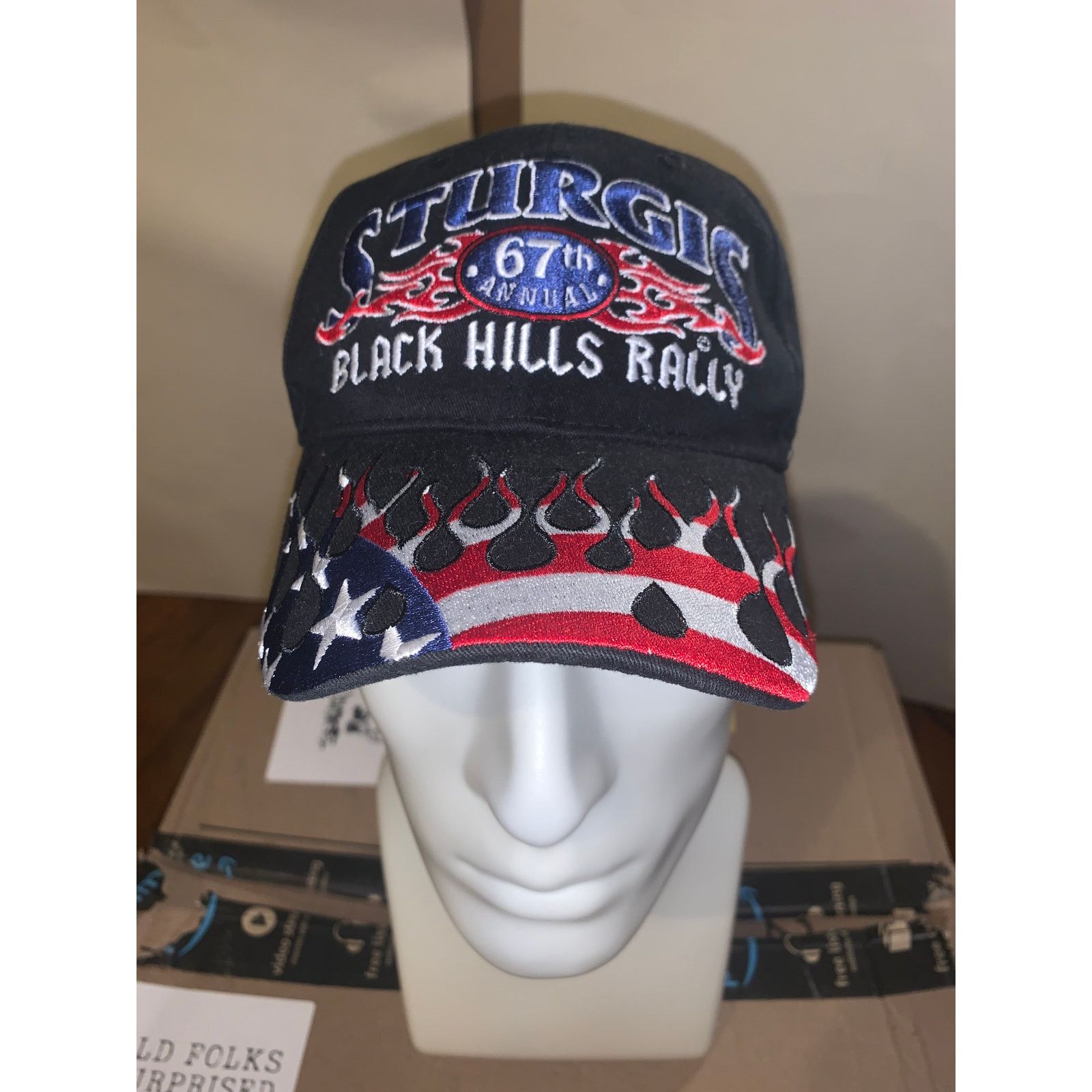 Harley Davidson × Other 2007 Sturgis Black Hills Rally Hat 67th Annual Biker Cap USA Size ONE SIZE - 1 Thumbnail