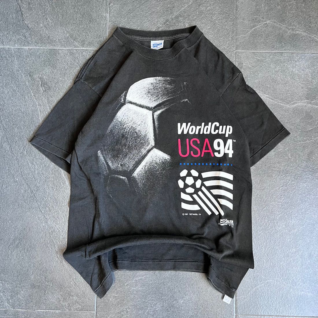Salem Sportswear × Vintage Vintage 1994 World Cup USA Tee Size US S / EU 44-46 / 1 - 1 Thumbnail