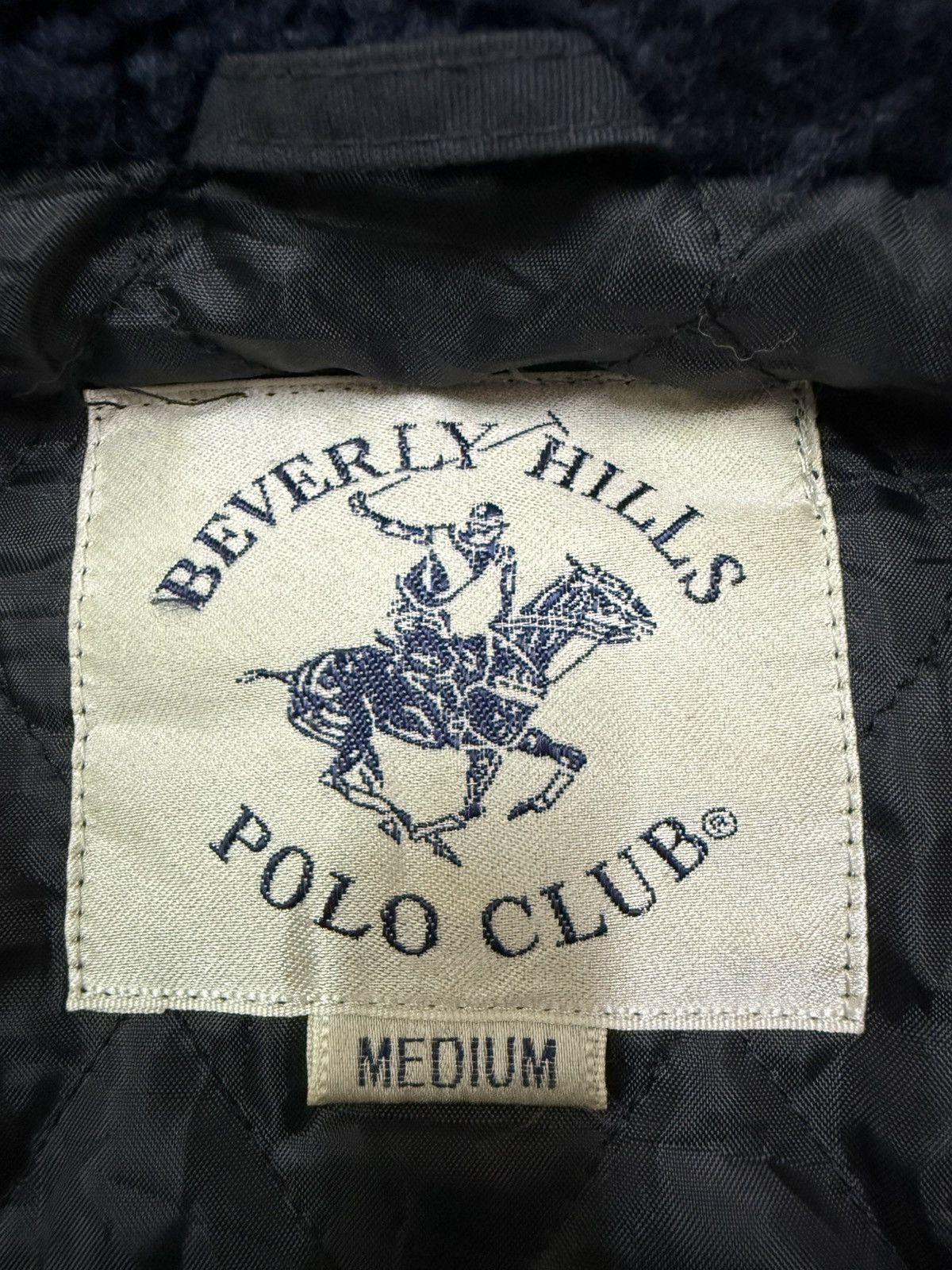 Beverly Hills Polo Club VINTAGE BEVERLY HILLS POLO CLUB SHEARLING SHERPA JACKET Size US M / EU 48-50 / 2 - 7 Thumbnail