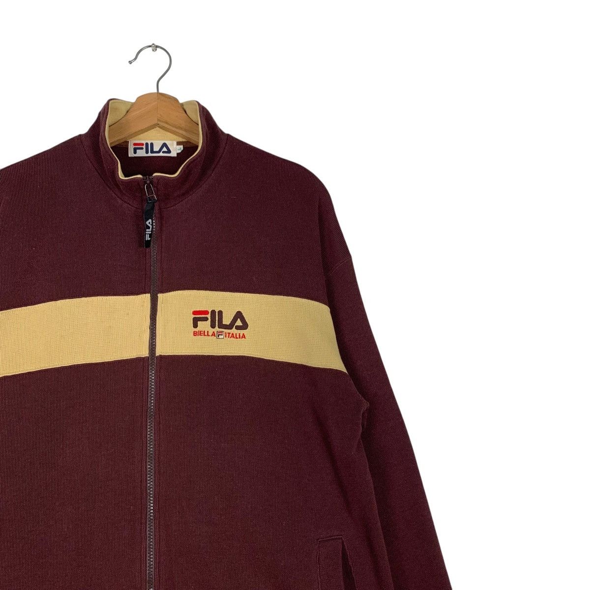 Fila FILA Embroidery Logo Colorblock Sweater Jacket #1267-C57 Size US L / EU 52-54 / 3 - 5 Thumbnail