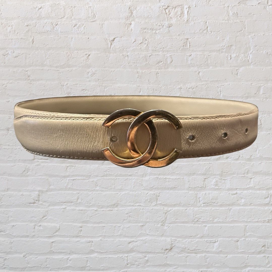Chanel CHANEL CC Leather Belt Size ONE SIZE - 1 Thumbnail