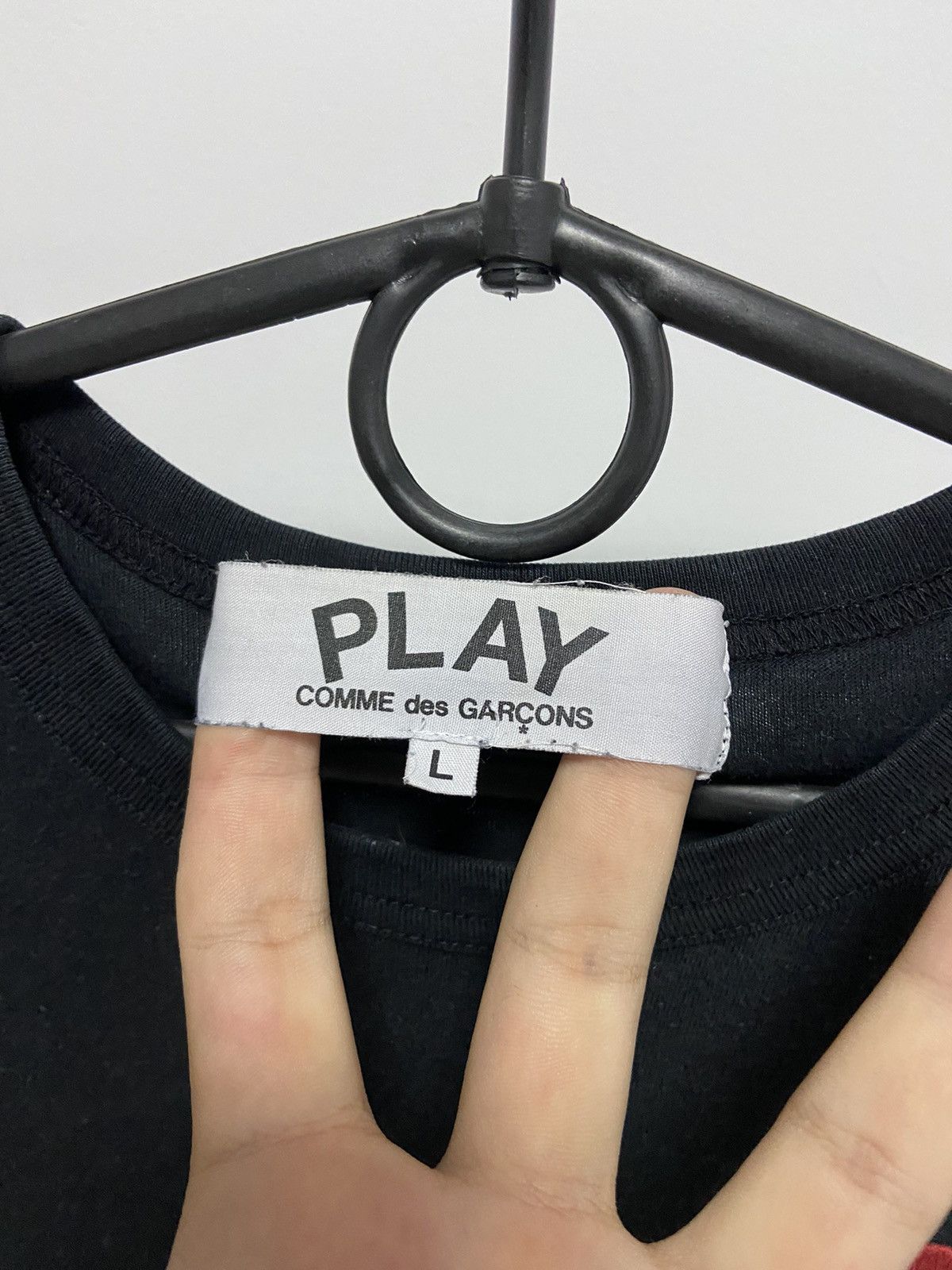 Comme des Garcons PLAY Play Come Des Garcons Vintage T Shirt Japanese Heart Logo Size US L / EU 52-54 / 3 - 5 Thumbnail