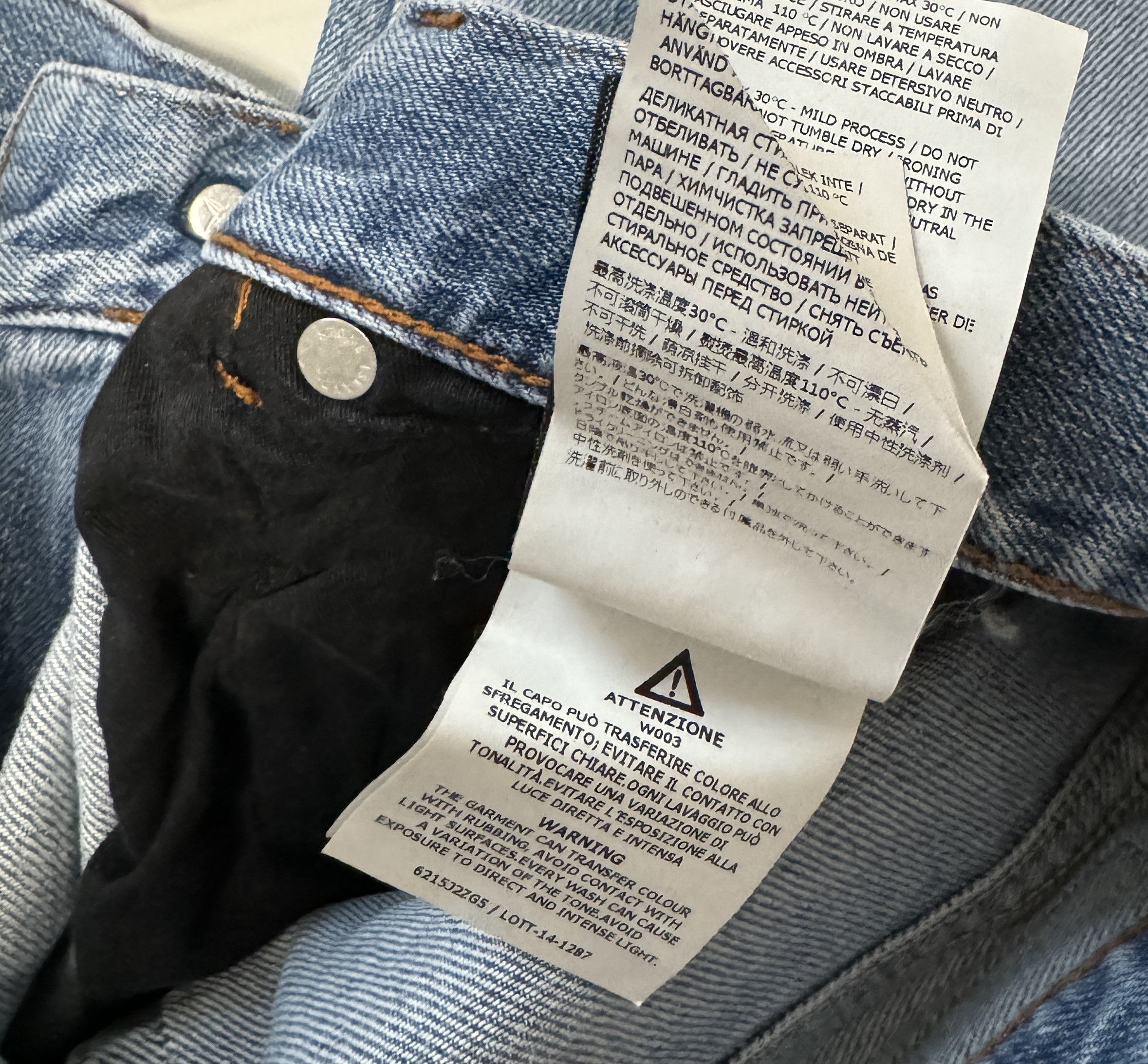 Stone Island Stone Island Denim Pants Jeans Men’s Light Blue Size 33 Size US 33 - 12 Thumbnail
