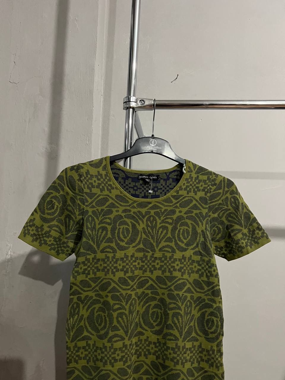 Gudrun Sjoden GUDRUN SJODEN OLIVE ORGANIC VINTAGE DRESS KNIT SIZE S Size S / US 4 / IT 40 - 5 Thumbnail