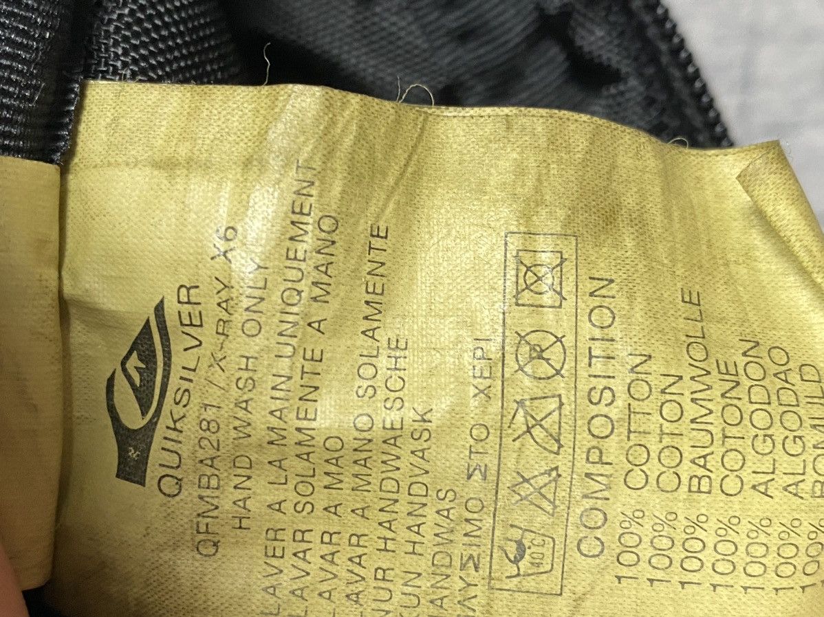 Japanese Brand × Quiksilver × Vintage Quiksilver Vintage Japanese Surfing y2k Shoulder / Hand Bag Size ONE SIZE - 16 Thumbnail