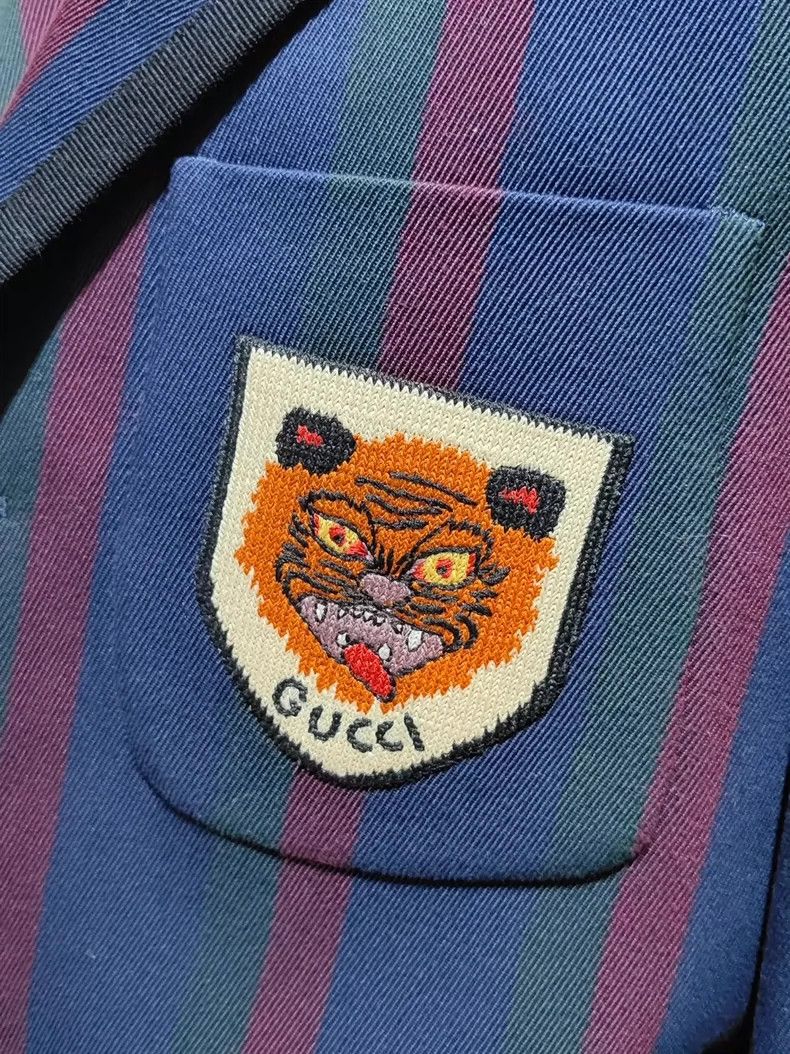 Gucci Gucci Men's striped casual jacket 2502-Nextarrow Size US S / EU 44-46 / 1 - 9 Thumbnail