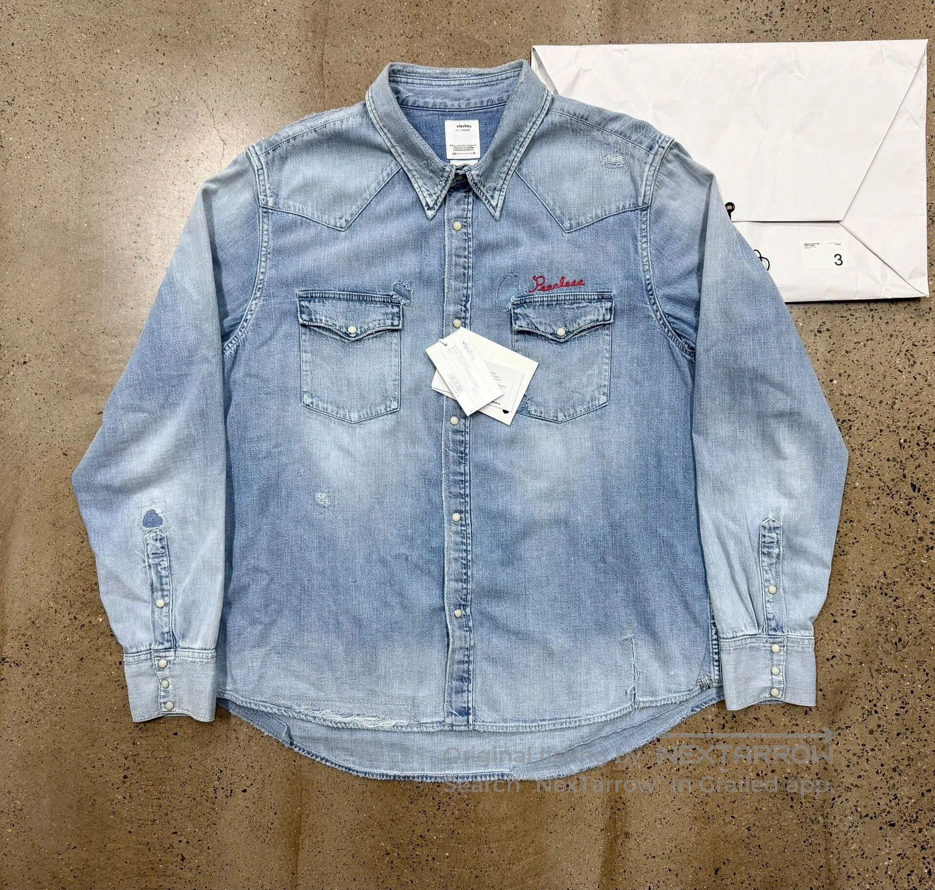 Visvim VISVIM Social Sculpture Shirt Crash. Size US L / EU 52-54 / 3 - 2 Thumbnail