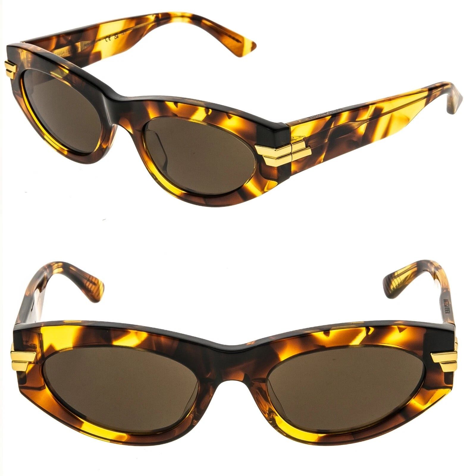 Bottega Veneta BOTTEGA VENETA 1189 MITRE BV1189S Brown Sunglasses 005 Size ONE SIZE - 1 Thumbnail