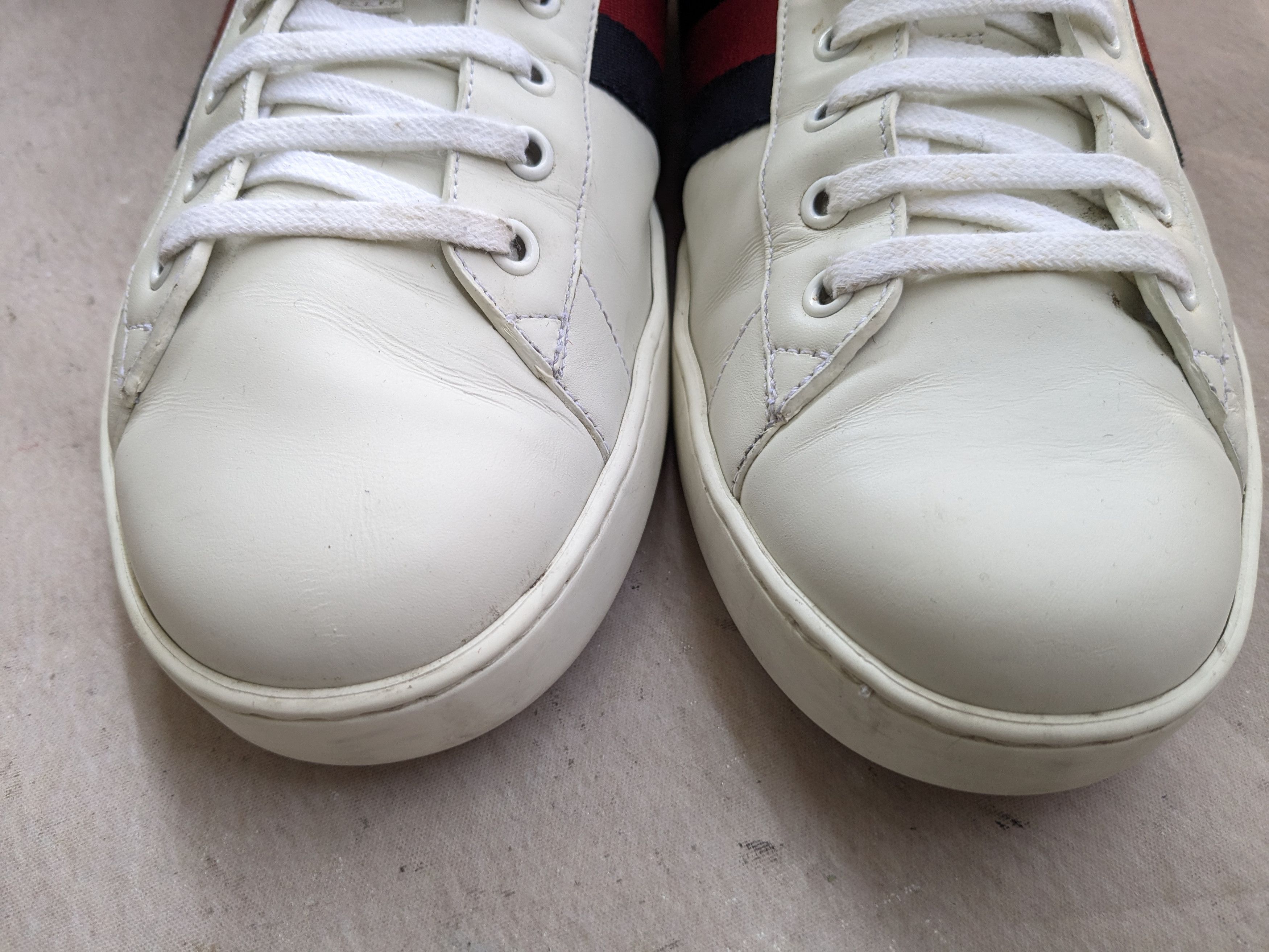 Gucci Gucci Ace Sneakers White 13.5 White Low Tops 386750 Size US 13 / EU 46 - 2 Thumbnail