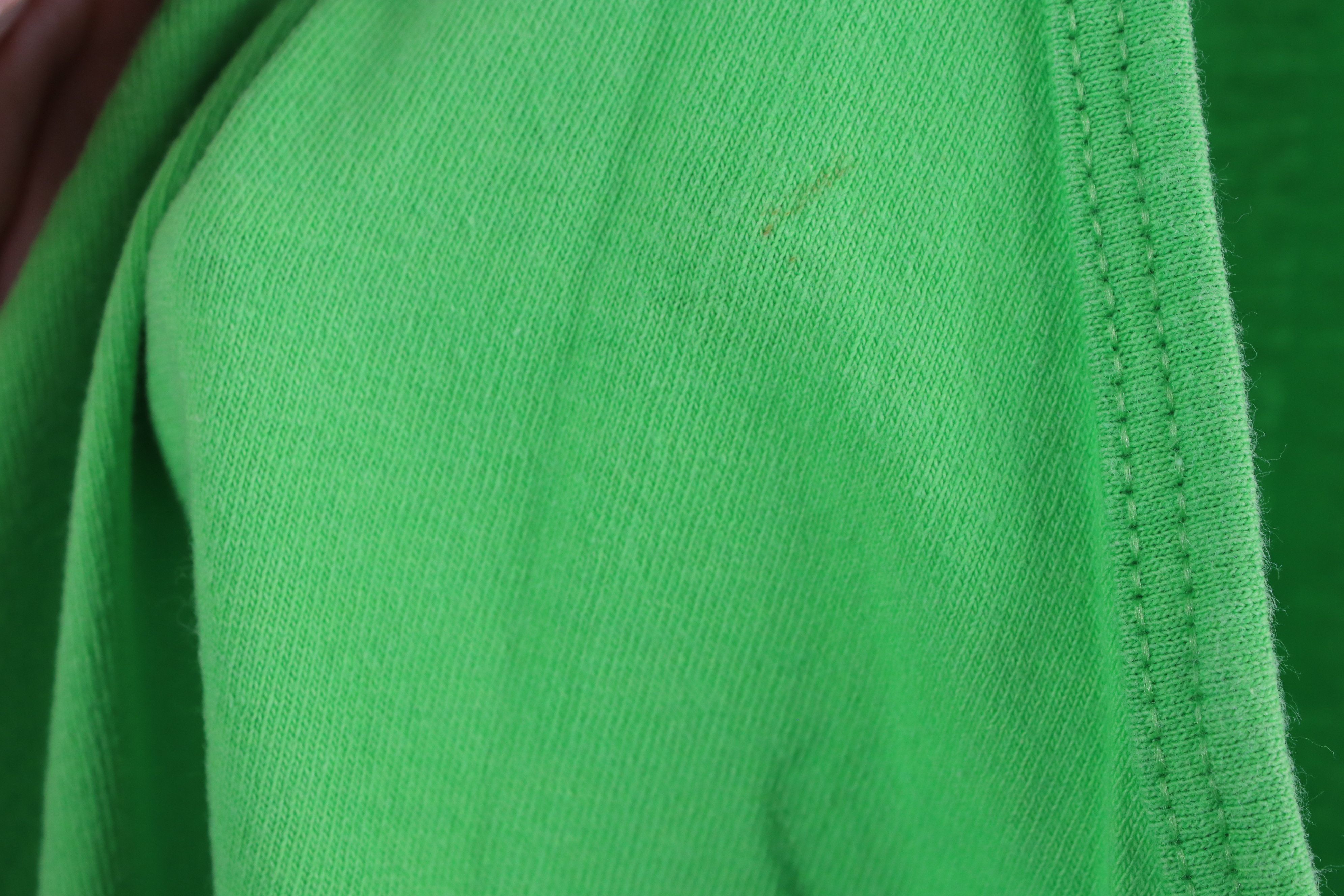 Vintage Vintage 90s Streetwear Tank Top T-Shirt Lime Green Cotton Size US L / EU 52-54 / 3 - 5 Thumbnail