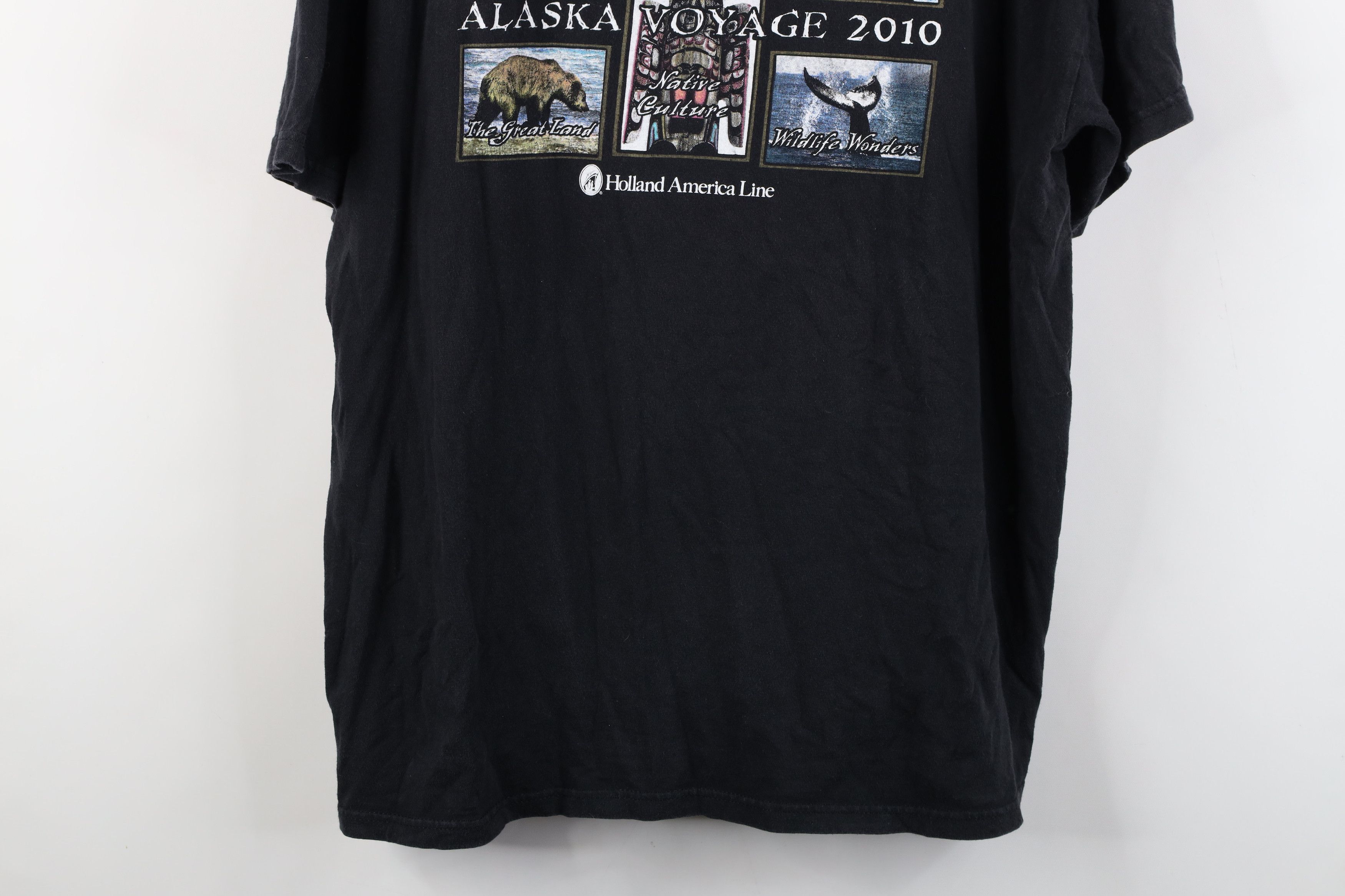 Vintage Vintage Y2K Streetwear Voyage Nature Bear Whale T-Shirt Size US XL / EU 56 / 4 - 3 Thumbnail