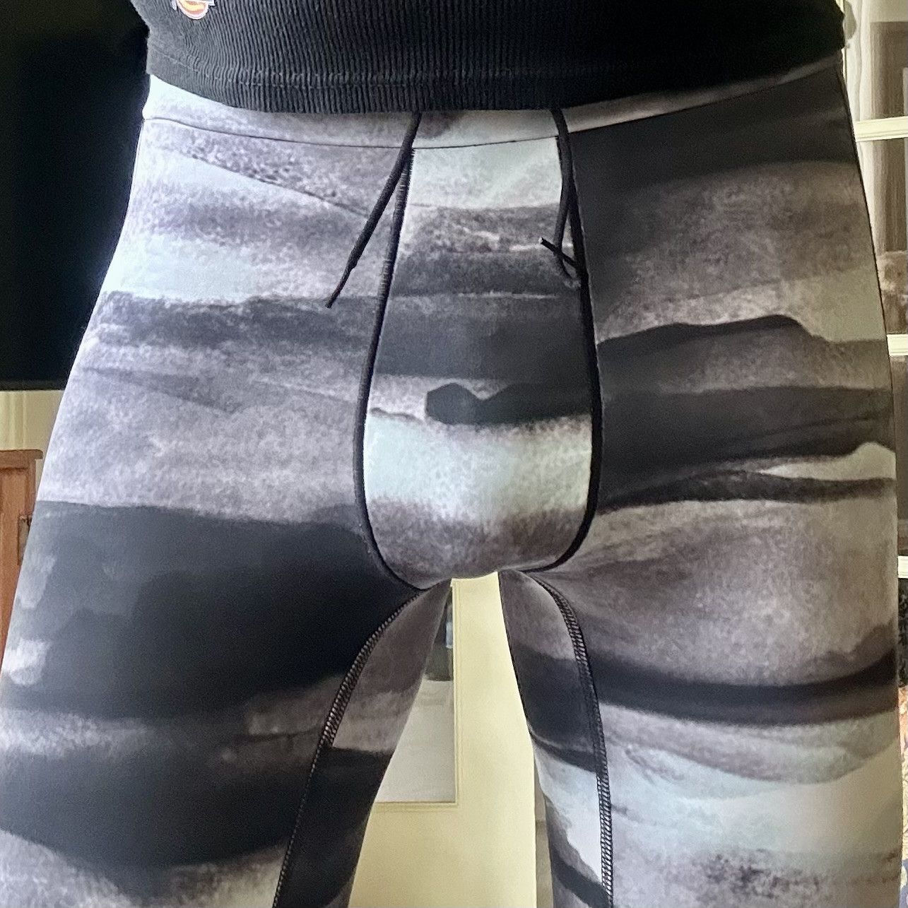 Adidas NWT ADIDAS All-Over Print MEN'S Yoga COMPRESSION PANTS Sz M Size US 32 / EU 48 - 5 Thumbnail