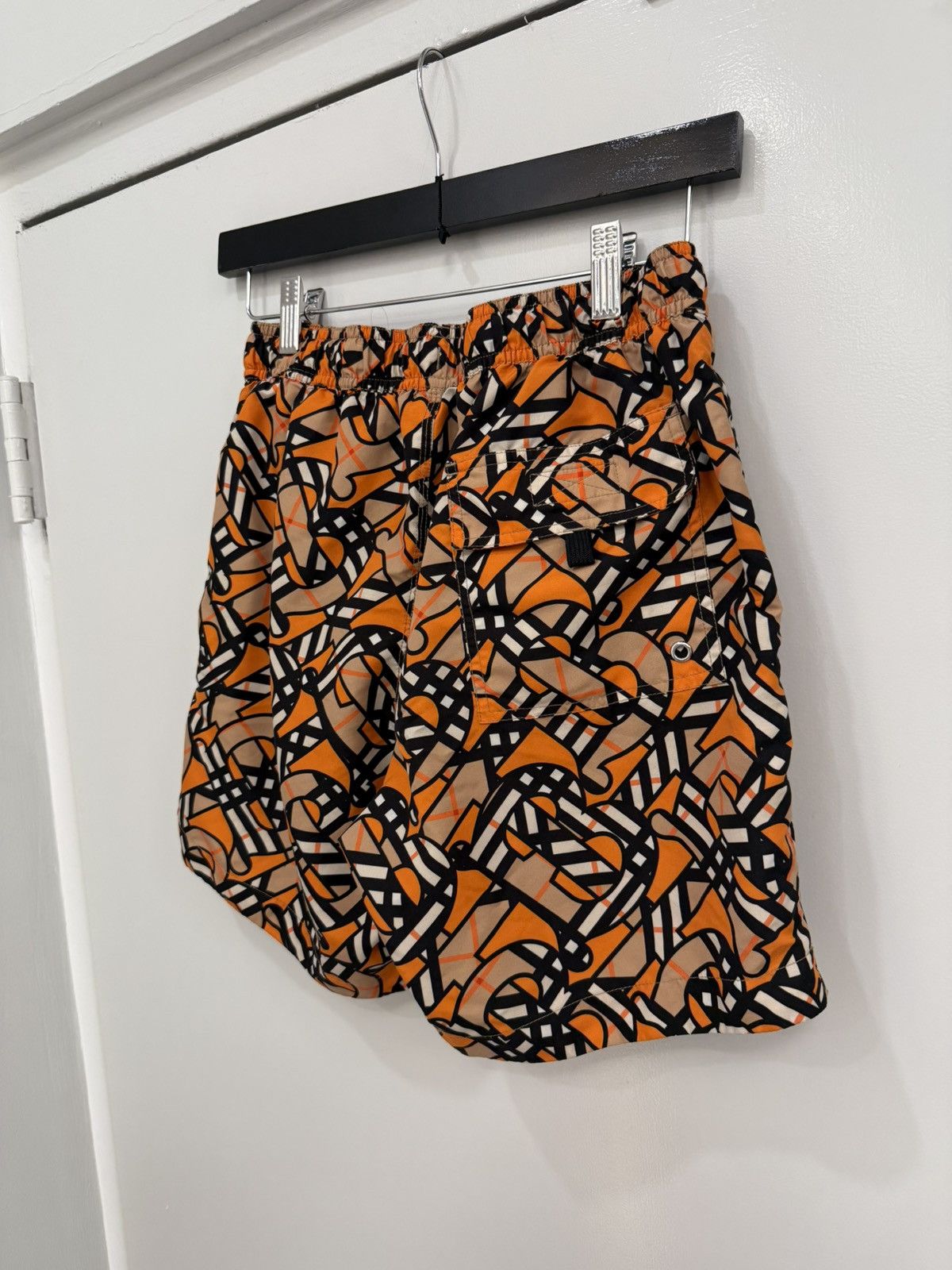 Burberry Burberry Orange Martin Monogram Swim Shorts Size US 30 / EU 46 - 6 Thumbnail