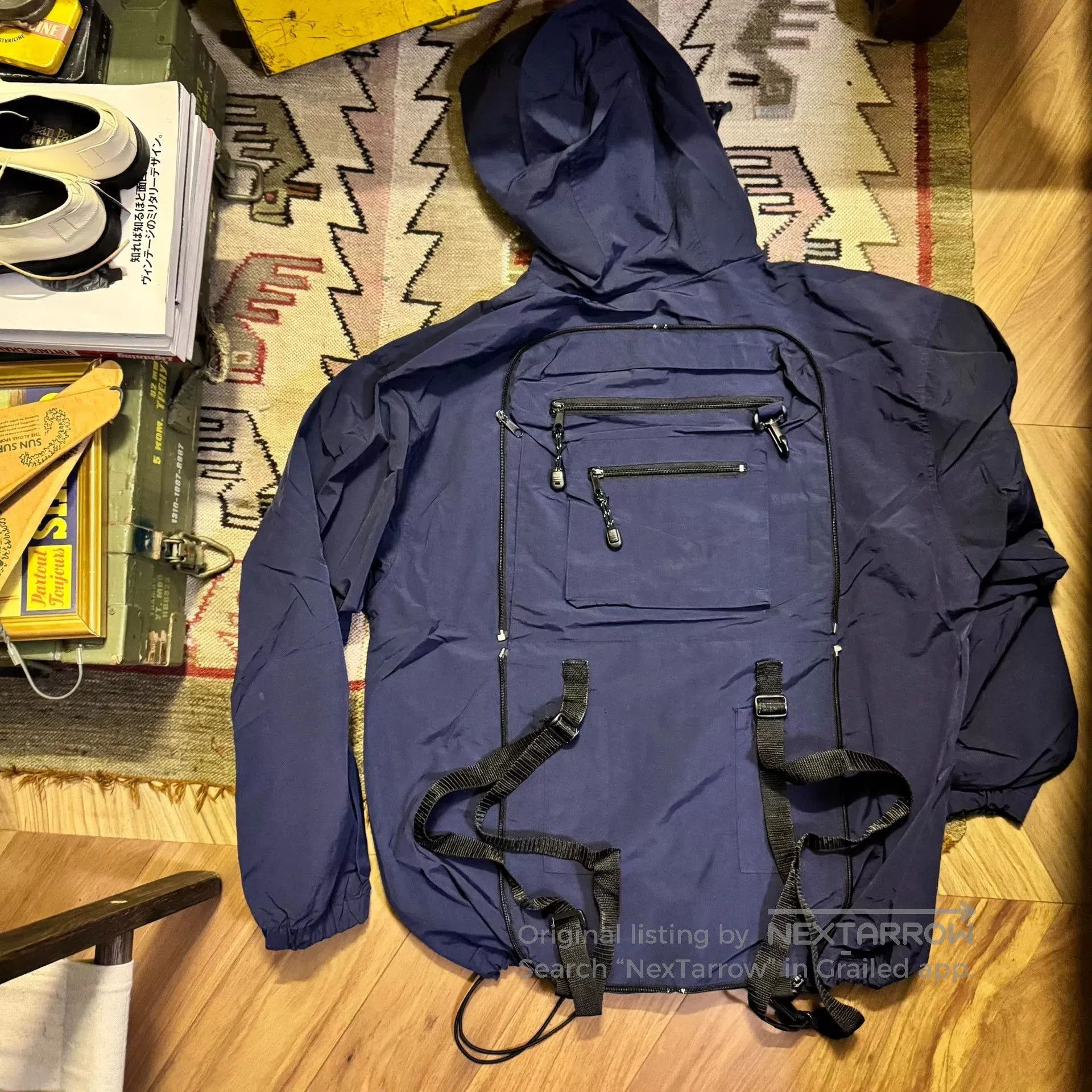 Vintage 90s Vintage Multi-Pocket Outdoor Hoodie. Size US M / EU 48-50 / 2 - 1 Thumbnail