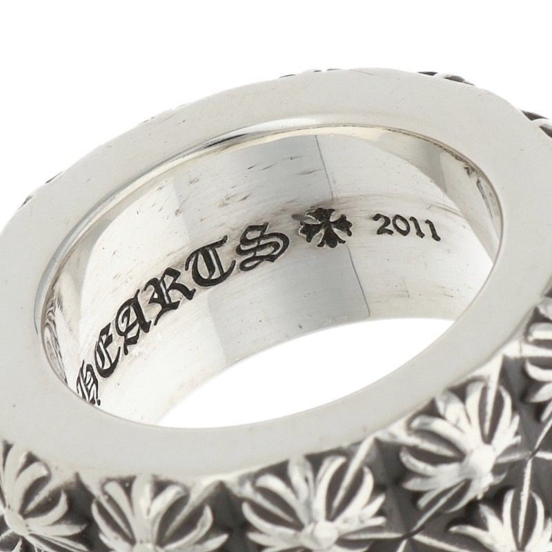 Chrome Hearts Chrome Hearts Pete Punk Double Row Silver Ring Size ONE SIZE - 4 Thumbnail