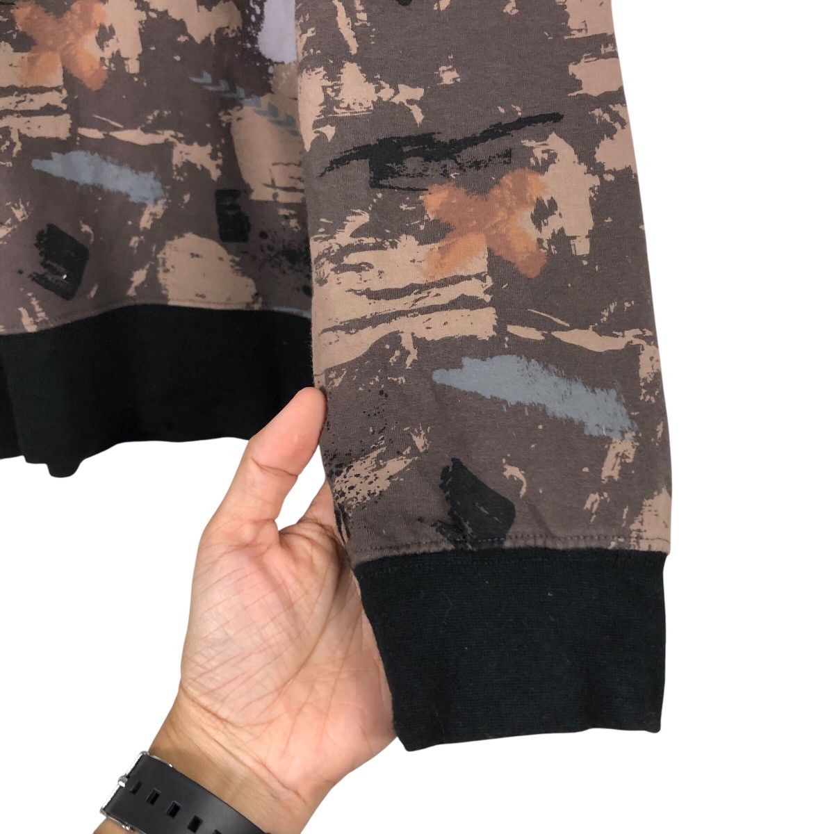Japanese Brand 📌Streetwear Sweatshirt Keunsagi Camouflage Big Logo Design Size US M / EU 48-50 / 2 - 12 Thumbnail