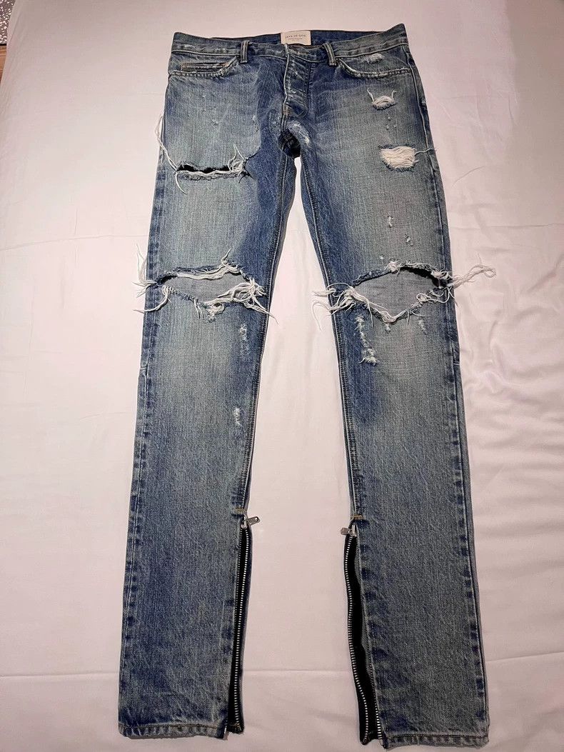 Fear of God Fear of God 4th Season OG Jeans Size US 31 - 1 Thumbnail
