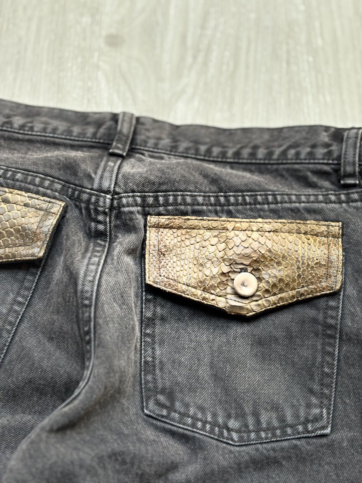 Japanese Brand NO ONE ELSE lace-up flare jeans Size US 28 / EU 44 - 10 Thumbnail