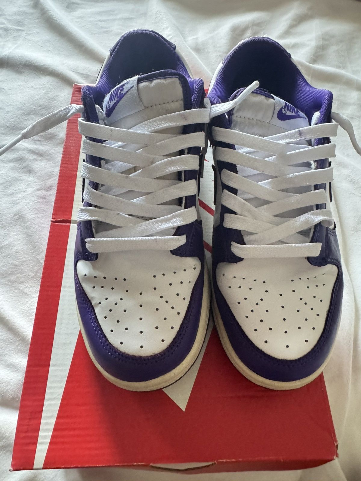 Nike Nike Dunk Low Court Purple Size US 7 / EU 40 - 2 Thumbnail