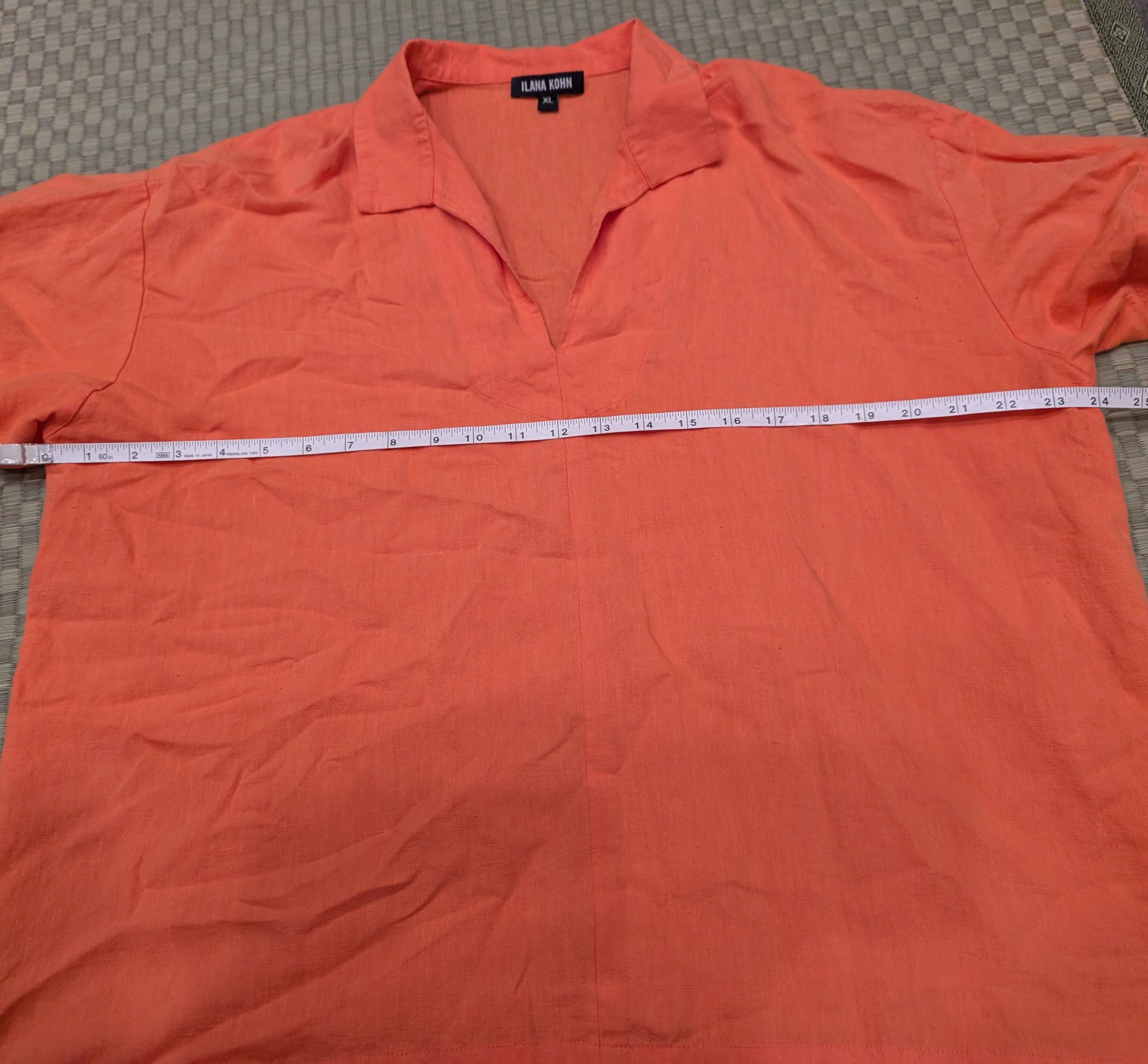 Ilana Kohn Ilana Kohn Pullover Linen/Cotton Shirt Made in USA Size XL / US 12-14 / IT 48-50 - 6 Thumbnail