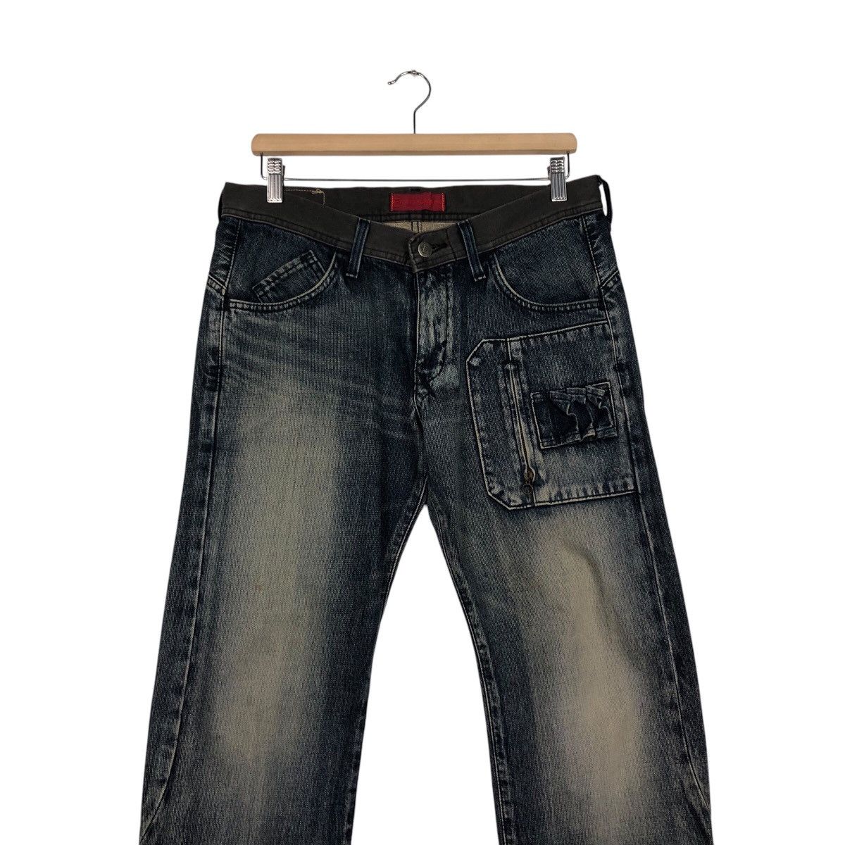 Japanese Brand 📌Vintage Denim Jeans Worker Edwin Size US 31 - 5 Thumbnail