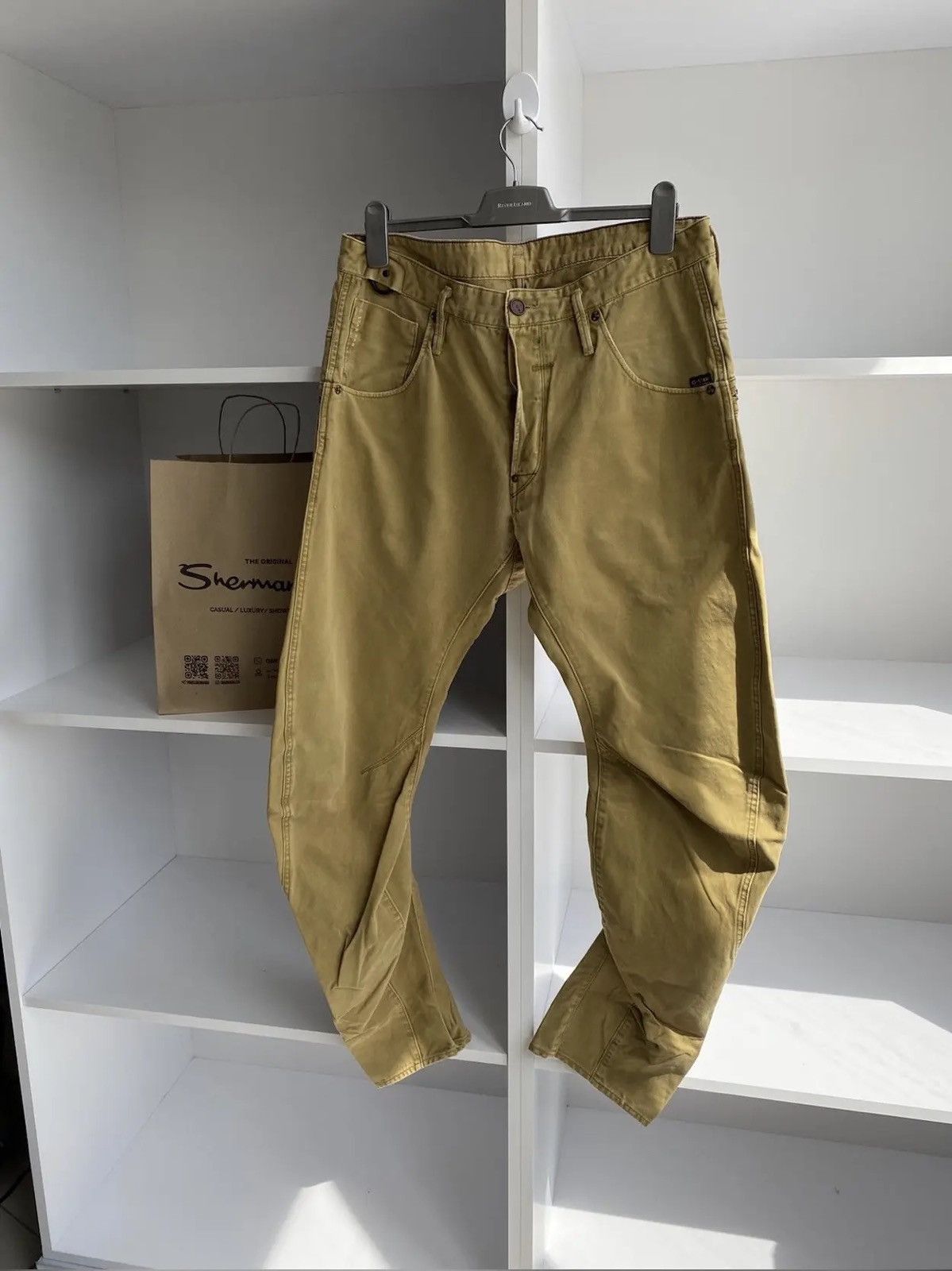 G-Star × Vintage Vintage G-Star Raw Denim Brown Pants Size US 36 / EU 52 - 3 Thumbnail