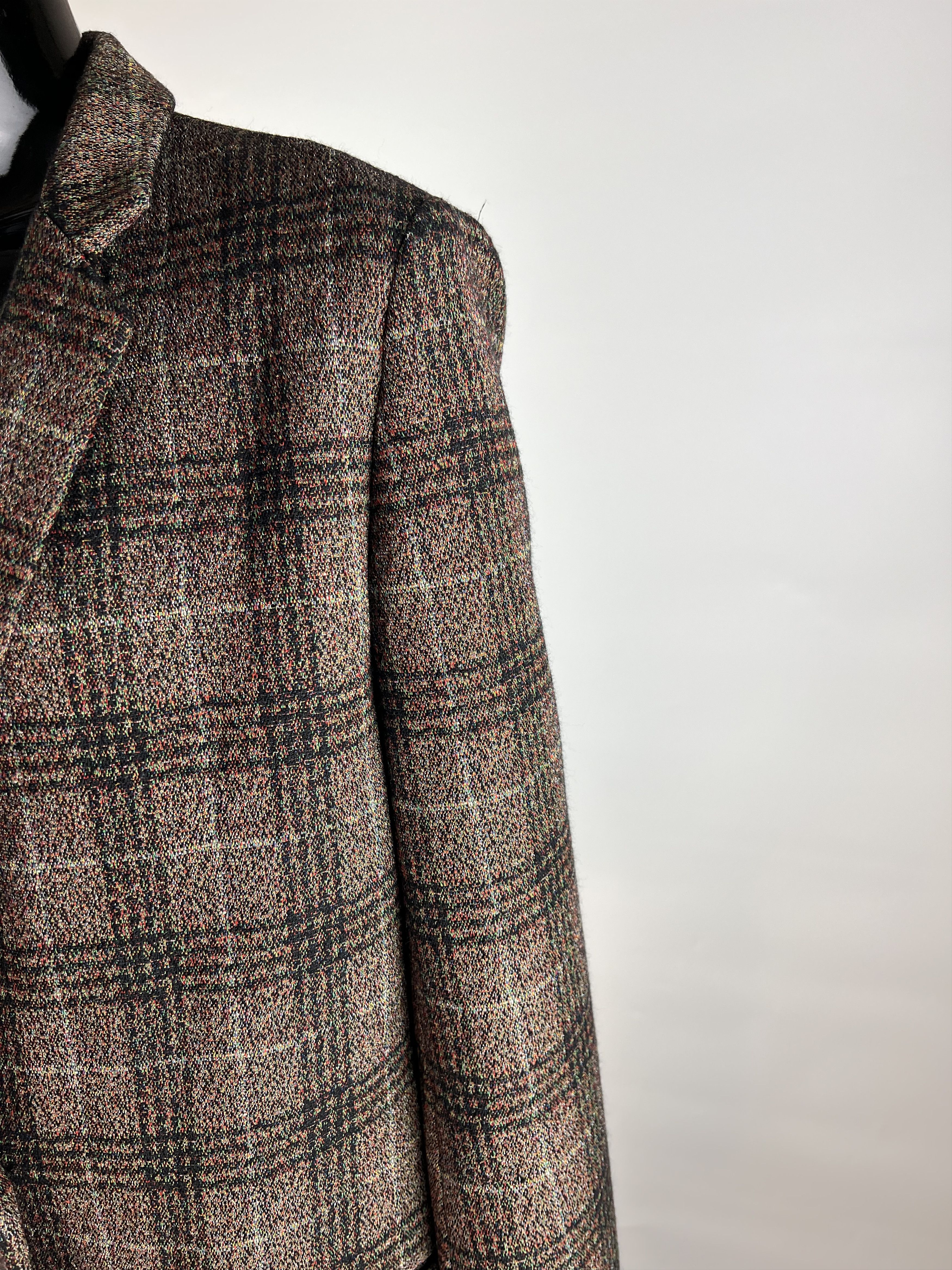Theory Theory Women's Multicolor Checked Wool Coat Size M / US 6-8 / IT 42-44 - 4 Thumbnail