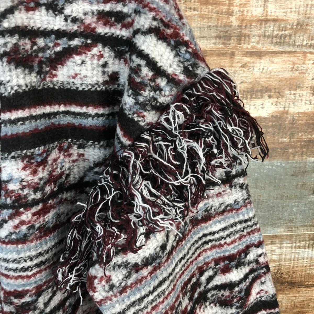 Japanese Brand Japan vintage fur shaggy navajo Cardigan Knitwear #2494 Size US M / EU 48-50 / 2 - 10 Thumbnail