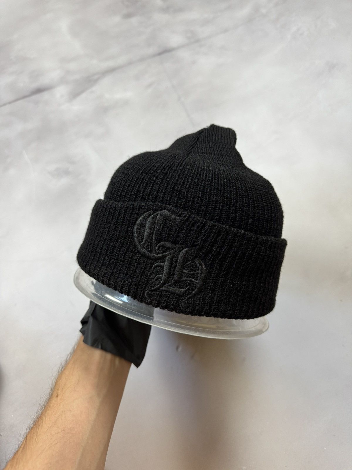 Chrome Hearts Vintage Chrome Hearts CH Logo Woolen Beanie Size ONE SIZE - 1 Thumbnail