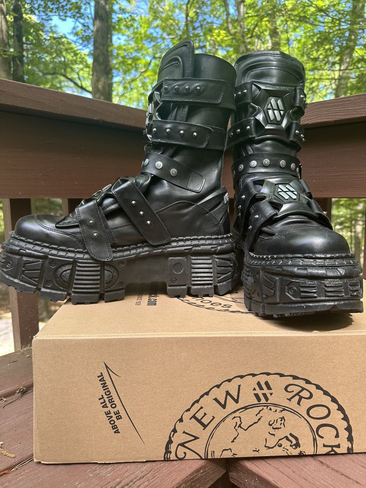 New Rock NEW ROCK M-WALL422-S2 BOOTS Size US 13 / EU 46 - 5 Thumbnail
