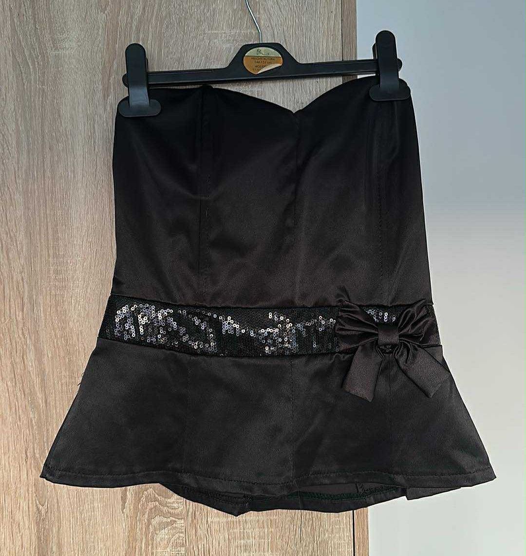 Vintage Italian Vintage Y2K black corset top Size M / US 6-8 / IT 42-44 - 1 Thumbnail