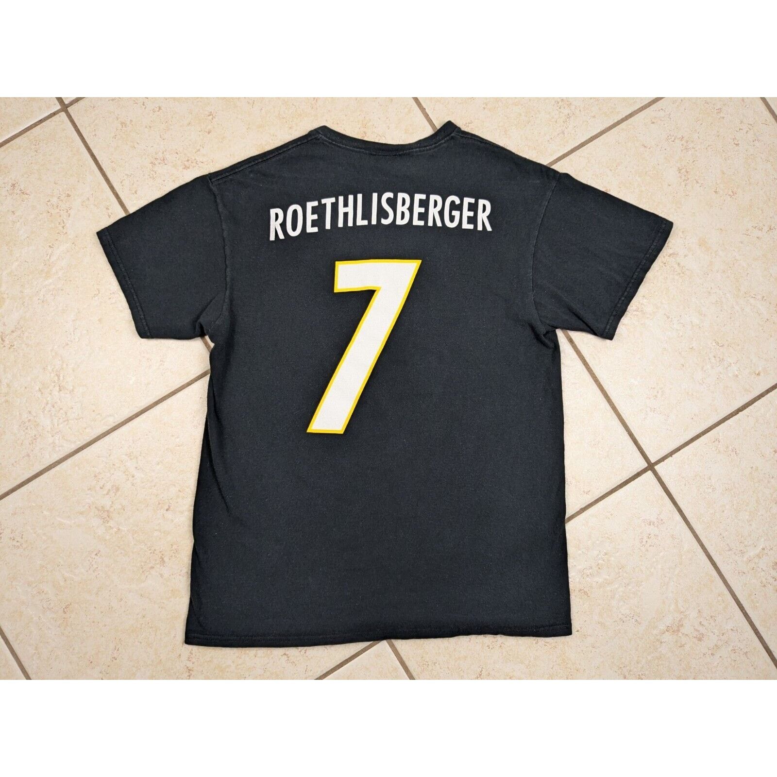 Other Pittsburgh Steelers Shirt Black #7 Big Ben Roethlisberger Size US M / EU 48-50 / 2 - 5 Thumbnail