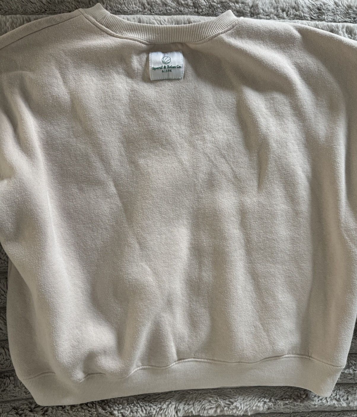 PRINCESS POLLY princess polly mvp oversized crewnec cream sportif off white Size M / US 6-8 / IT 42-44 - 9 Thumbnail