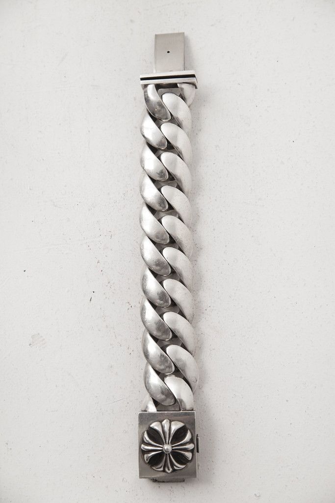 Chrome Hearts 9 Link Classic XL Cross Box ID bracelet Size ONE SIZE - 7 Thumbnail