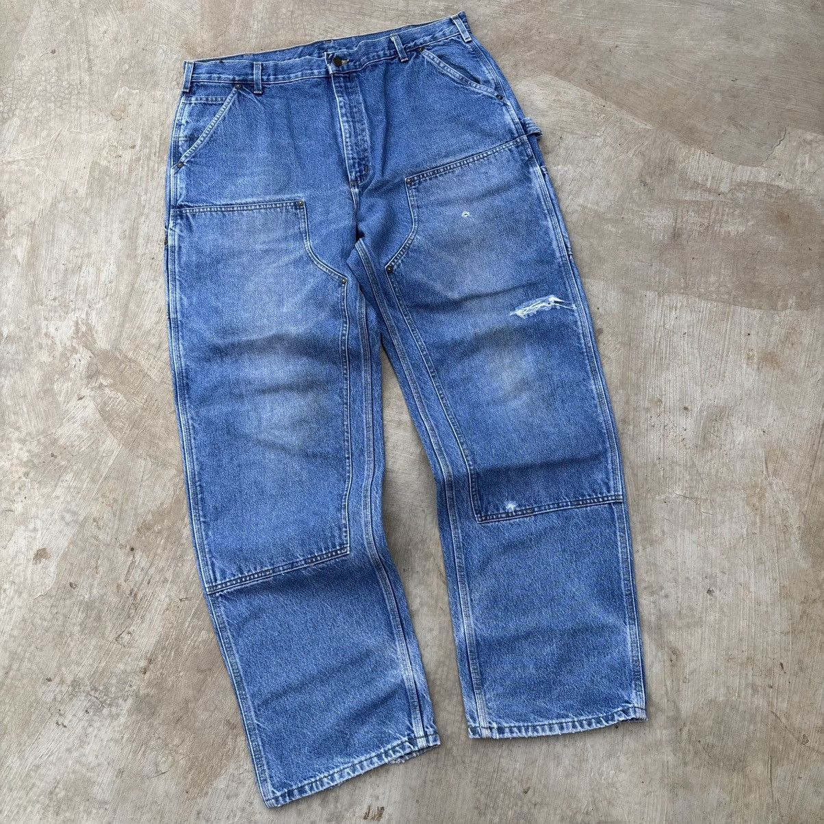 Carhartt Crazy Vintage Sunfaded Carhartt Double Knee B73 DST | Grailed