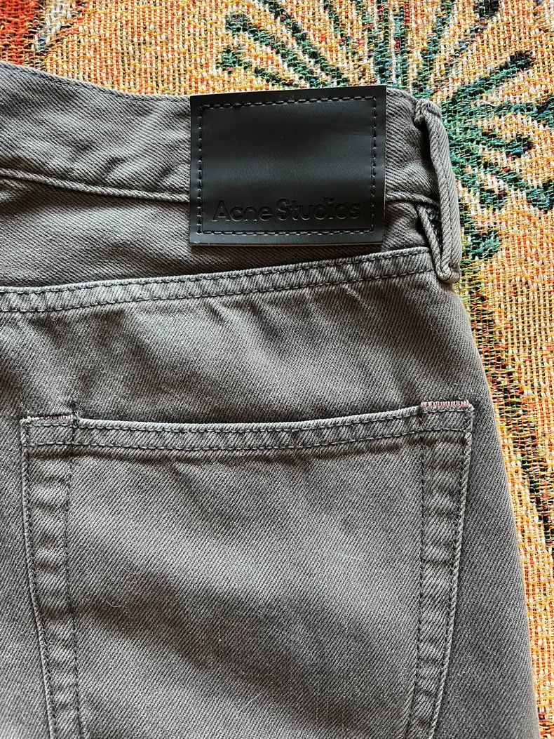 Acne Studios acne studios size:34 Solid-colored loose straight-leg jean Size 31" - 8 Thumbnail