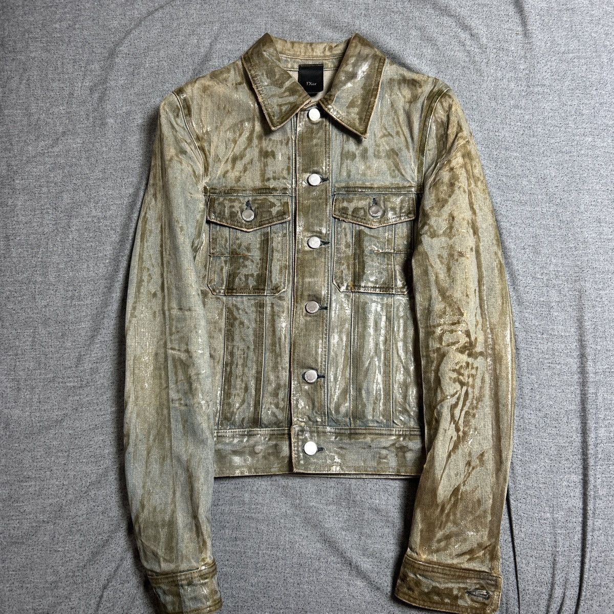 Dior homme 04SS シャツ ノースリーブ シルク ストライプ エディ 04SS Dior HOMME ストリップ期 ノースリーブシルクシャツ エディ期