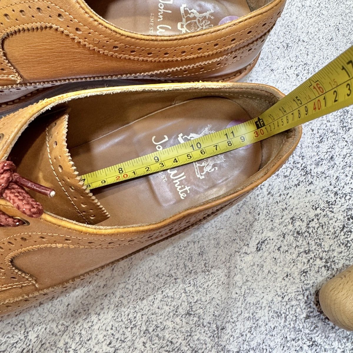 Other John White Tan Brown Welted Brogues US11.5 UK11 EU46 29.5cm Size US 11.5 / EU 44-45 - 16 Thumbnail